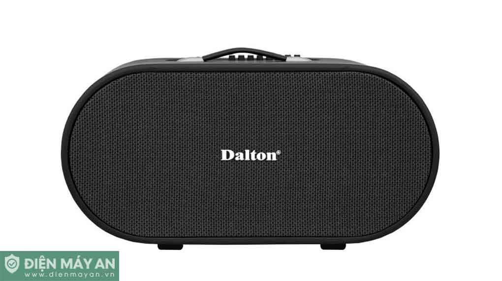 Loa Bluetooth Dalton màu đen thiết kế hình oval có tay cầm tiện lợi
